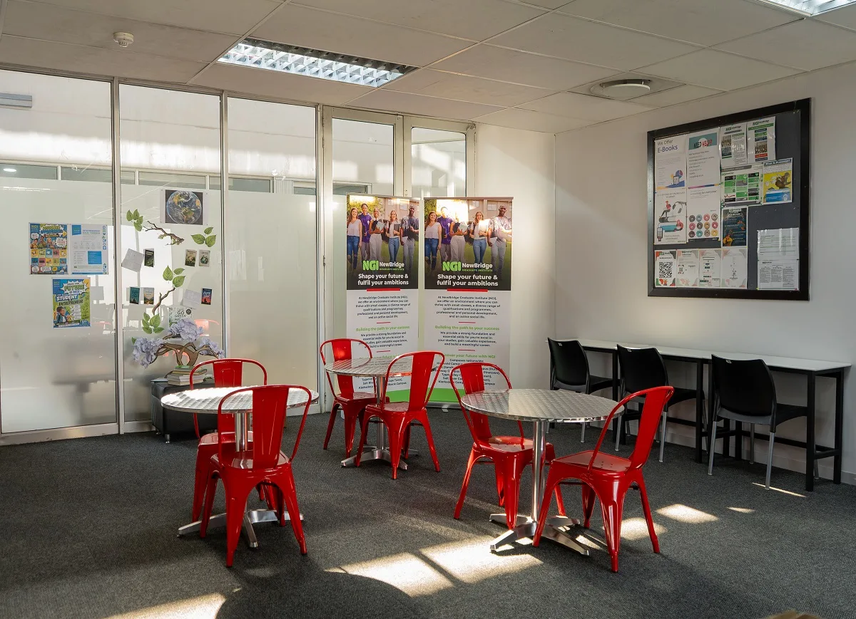 Waiting room at NGI Fourways Campus